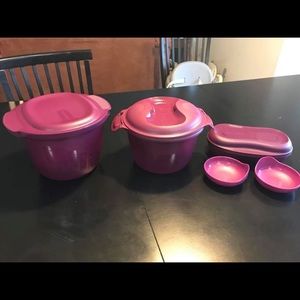 New Tupperware Microwave Maker Set